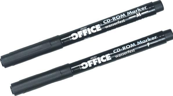 Produktbild Herlitz CD/DVD Marker (Schwarz, 2 x)