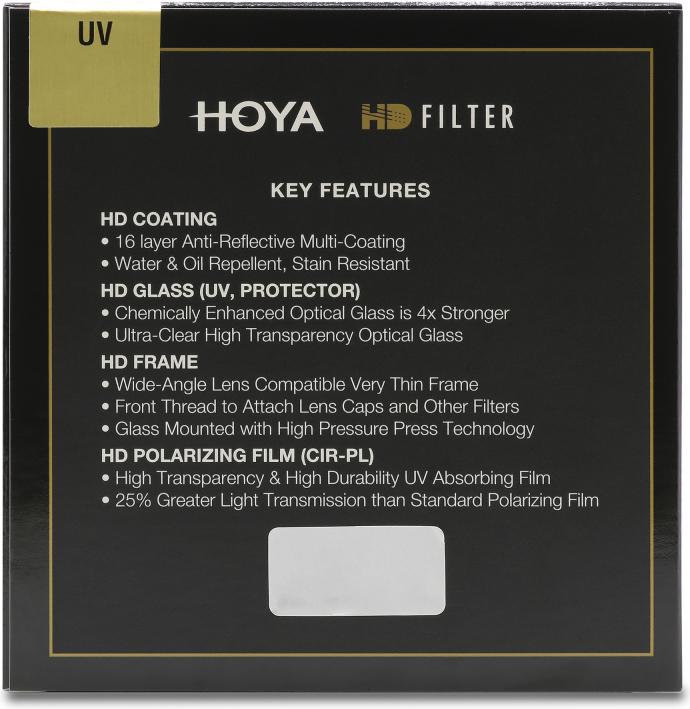 Image du produit Hoya HD UV(0) Filter (37 mm, Filtre UV)
