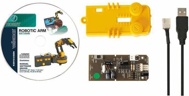 Actual product image Velleman USB Interface Kit for Robot Arm KSR10