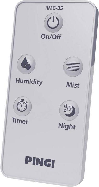 Produktbild Pingi Ultraschall Luftbefeuchter Digitaler Cascada, 4 l (35 m²)