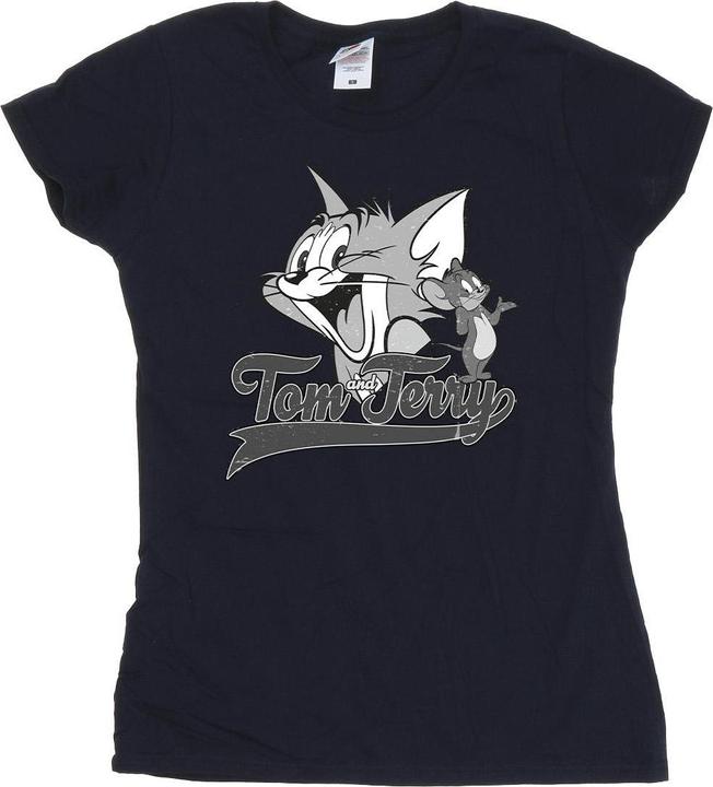 Tom & Jerry Greyscale Square TShirt (XXL)