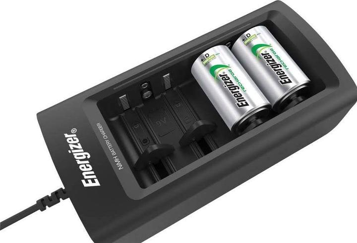 Immagine prodotto Energizer Ricarica universale (1 pz., D, AAA, AA, 9V Block, 2300 mAh, Caricabatterie senza batteria)