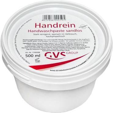 Image du produit GVS Handrein, pâte de lavage pour les mains sans sable (500 ml)
