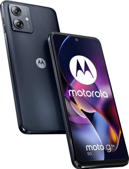 Produktbild Motorola Moto G54 (256 GB, Midnight Blue, 6.50", SIM + eSIM, 50 Mpx, 5G)