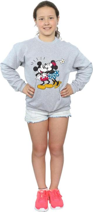 Produktbild Disney Mickey Mouse Mickey And Minnie Kiss Sweatshirt Mädchen (152, 158)