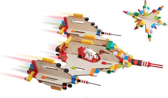 Image du produit Brikkon Vaisseau spatial et étoile galactique