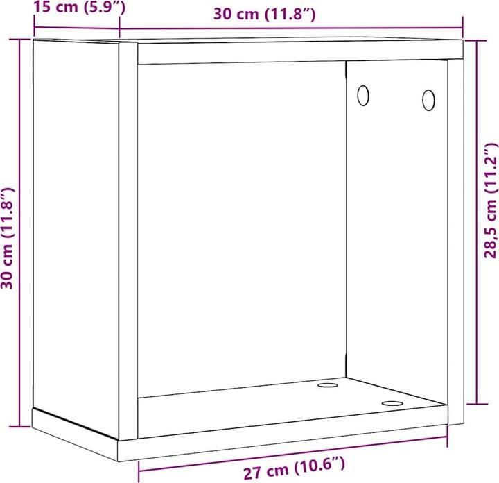 Produktbild VidaXL Alondor (30 x 15 x 30 cm)