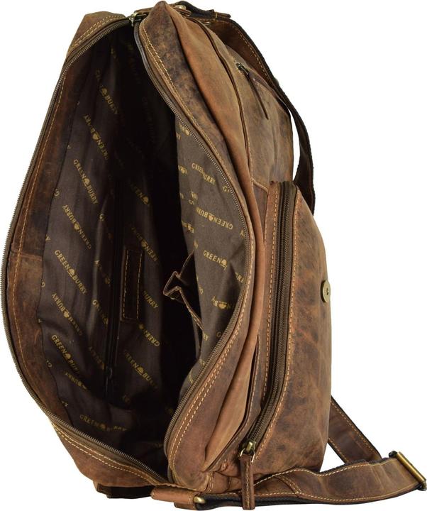 Image du produit Greenburry Vintage Revolver Bag Sac à bandoulière en cuir 40 cm