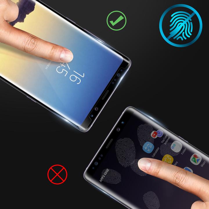 Produktbild Avizar Displayschutzfolie, Case friendly Schutz (1 Stück, Samsung Galaxy Note 8)
