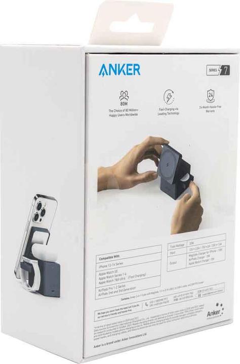 Image du produit Anker Cube 3 en 1 avec MageSafe 2B2 (30 W)