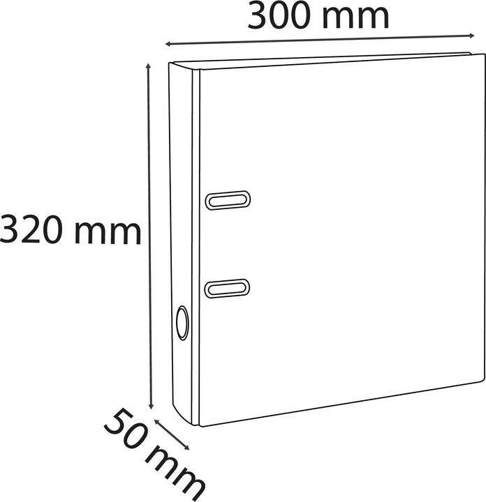 Actual product image Exacompta Folder (A4, 50 mm, 1 Piece)