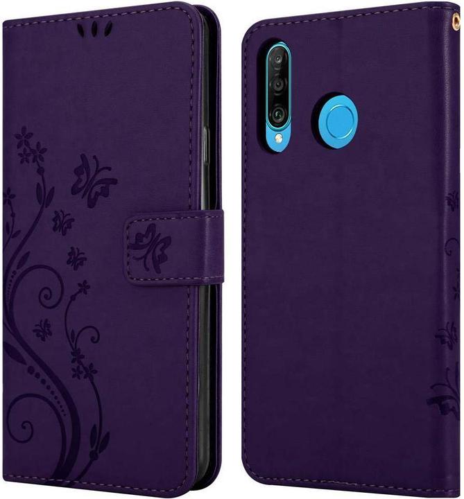 Actual product image Cadorabo Flower Book Cover (Huawei P30 Lite)