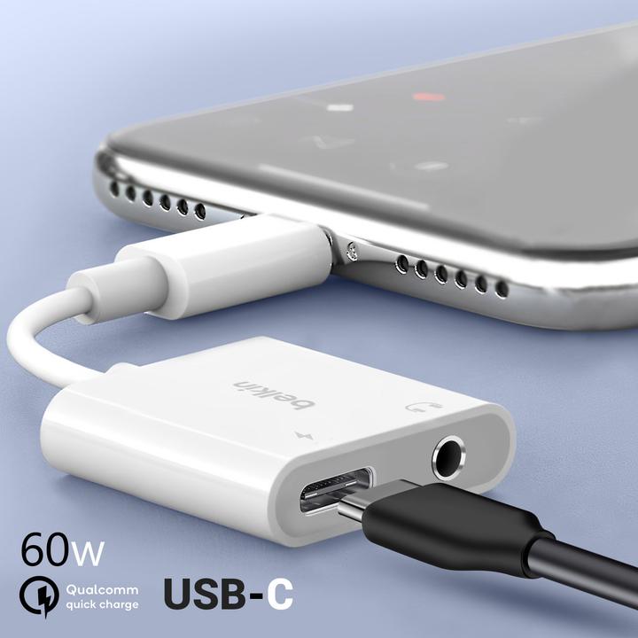 Immagine prodotto Belkin RockStar Adapter (Presa da 3,5 mm, USB tipo C)