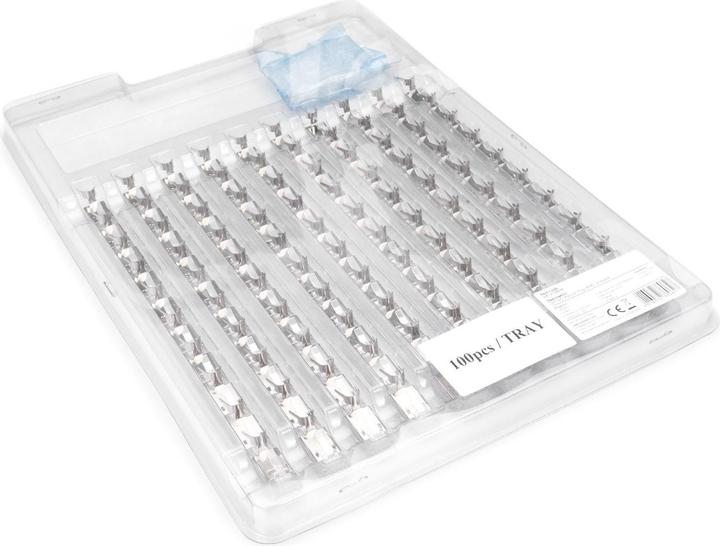 Produktbild Digitus CAT 6A Modularstecker, 8P8C, geschirmt für Volldraht AWG 22-23, 100 Stück (Netzwerkkabel Stecker)