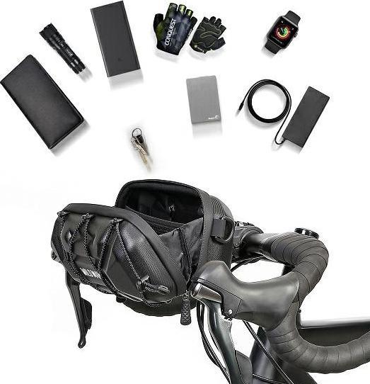 Actual product image Wildman Etui/uchwyt rowerowy XT17 sakwa na ramę czarna/black
