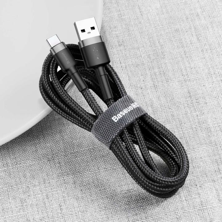 Actual product image Baseus Cafule USB A – USB-C (3 m, USB 2.0)