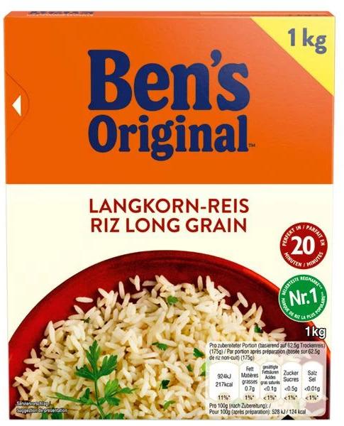 Ben's Original Langkorn-Reis (1000 g)