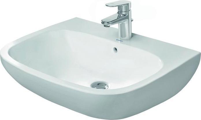Actual product image Duravit Washbasin D-Code 55 cm white 2310550000 (430 mm, 550 mm)