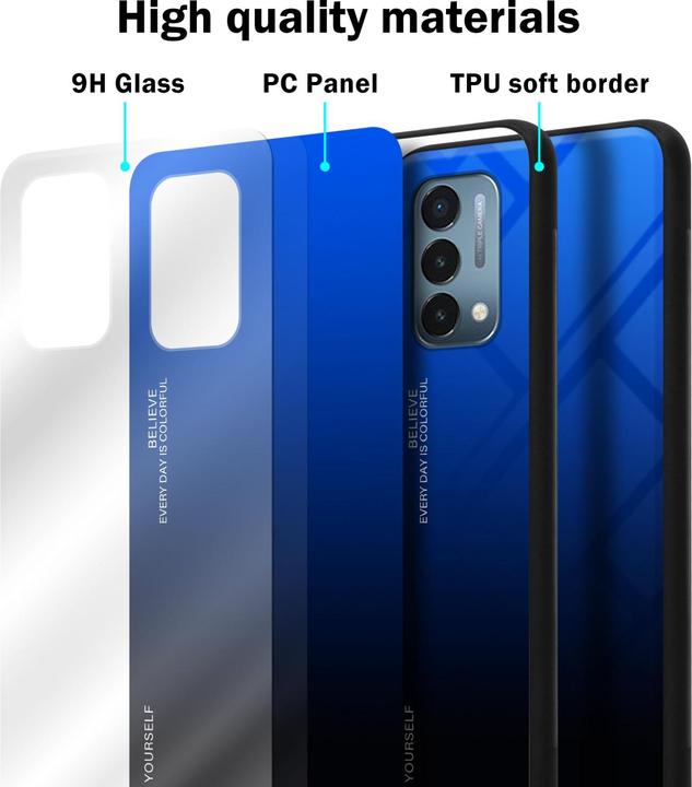 Immagine prodotto Cadorabo Manicotto per vetro in TPU a 2 colori (OnePlus Nord N200 5G)