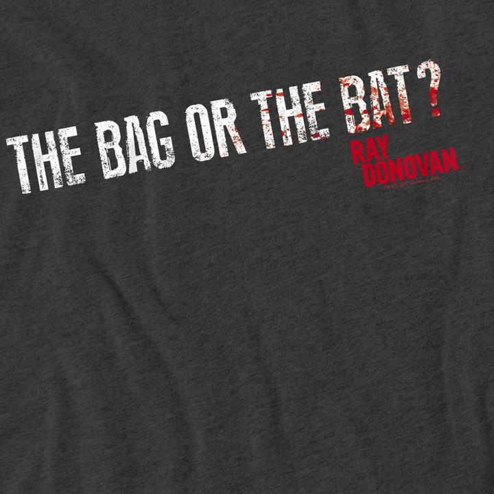 Actual product image Ray Donovan Unisex Adult Bag Or Bat T-Shirt (S)