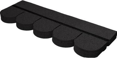 Actual product image Colibri Bitumen shingles Classic Black 14 pieces approx. 2sqm