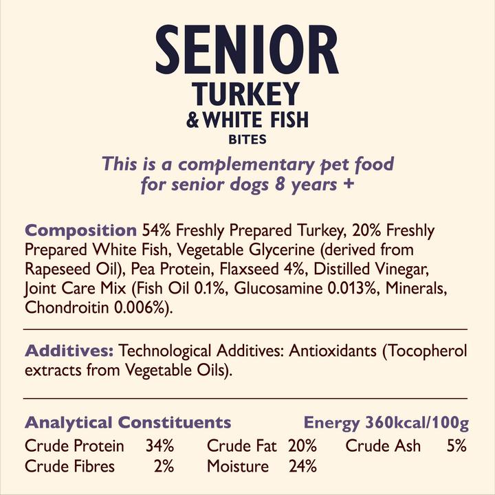 Produktbild Lily's Kitchen Snack Senior Truthahn & Fisch (Senior, 1 Stk., 75 g)