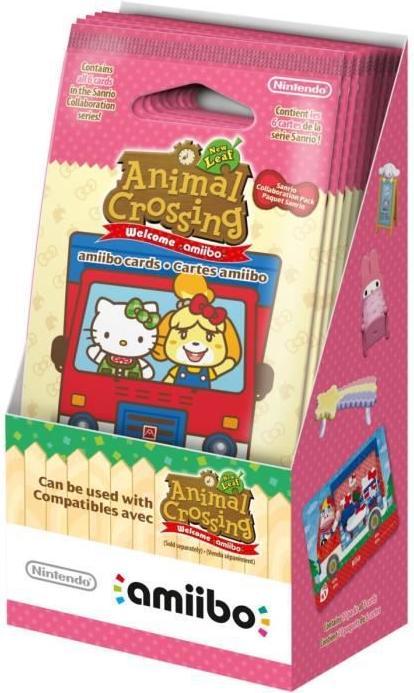 Actual product image Nintendo amiibo cards 6 pcs. Animal Crossing New Leaf + Sanrio (Wii U, Switch, 3DS)