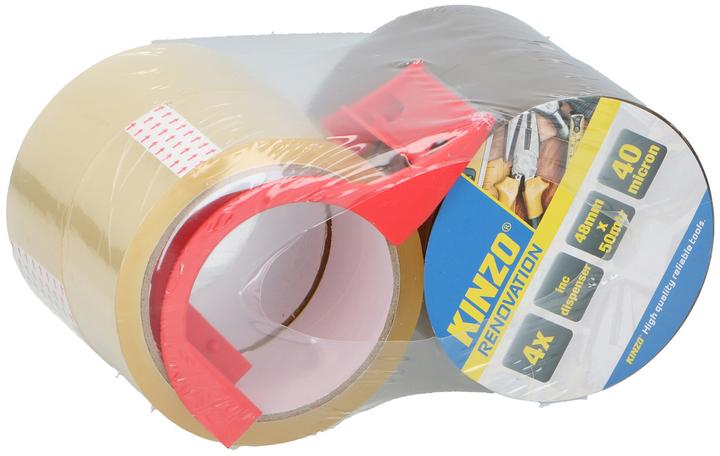 Immagine prodotto Kinzo Nastro 4 pezzi con dispenser (48 mm)