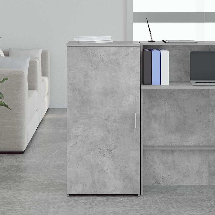 Immagine prodotto VidaXL Armadio portaoggetti grigio cemento 50x45x103,5 cm Armadio in legno