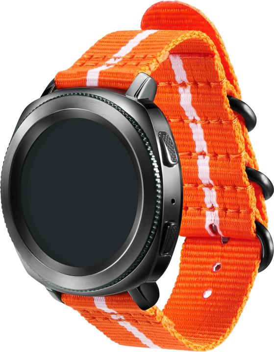Orange / Blanc