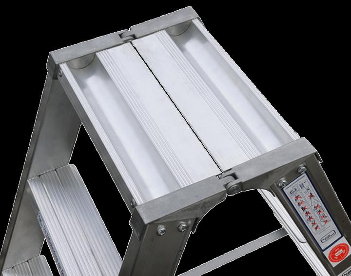 Produktbild Iller Bockleiter mit Stufen aus Leichtmetall (Stehleiter, 91 cm)