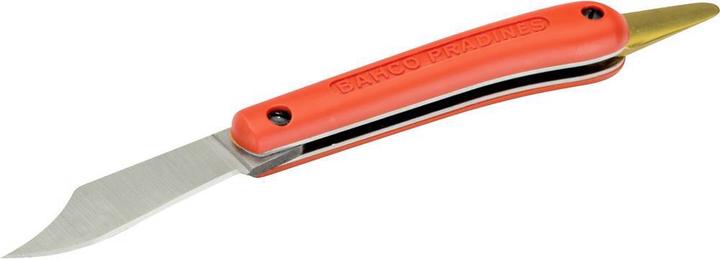 Bahco Oculating knife, folding with plastic handle, 180 mm