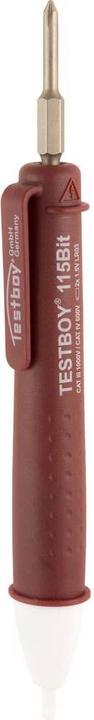 Immagine prodotto Testboy Tester di tensione senza contatto Tester di tensione senza contatto con presa di bit (CAT IV 600V)