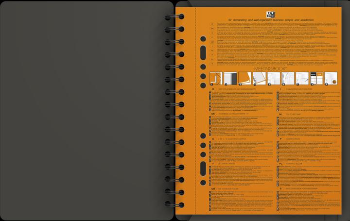 Actual product image Oxford Meetingbook (A5+, Checked, Soft cover)
