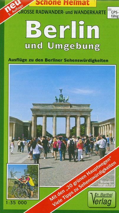 Actual product image Dr Barthel Maps. Berlin and surroundings