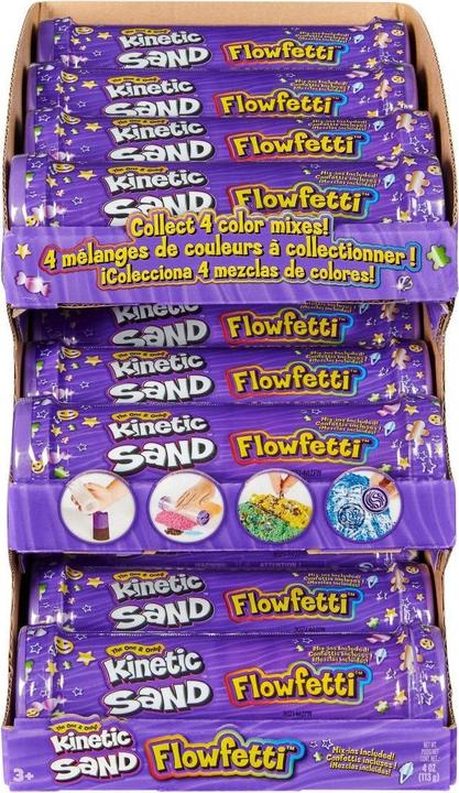 Actual product image Spin Master Toy Kinetic Sand Flowfetti Tube