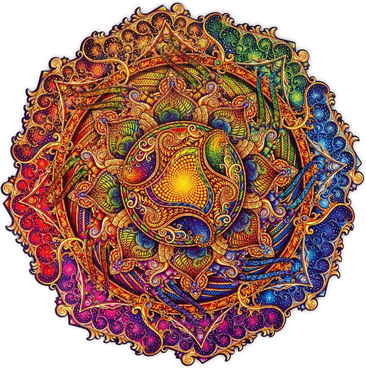 Produktbild Unidragon Mandala Councious Love (200 Teile) - Holzpuzzle (200 Teile)