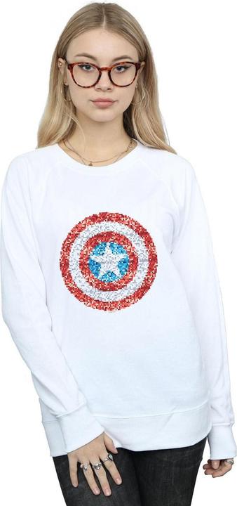 Produktbild Captain America Pixelated Shield Sweatshirt (XL)