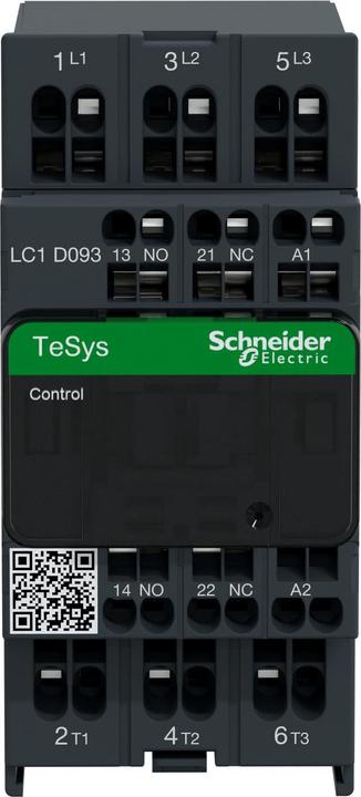 Actual product image Schneider Electric Contactor 3-pole NO contact 9A 24VDC