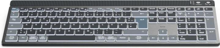 Produktbild Hama WK-750 Tastatur kabellos grau (DE, Kabellos)