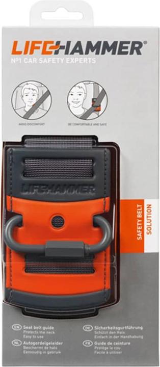 Actual product image LifeHammer Safety belt guide for children