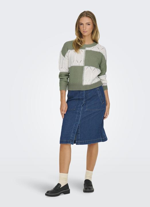 Actual product image JdY Knit fit round neck pullover knitted jumper (L)