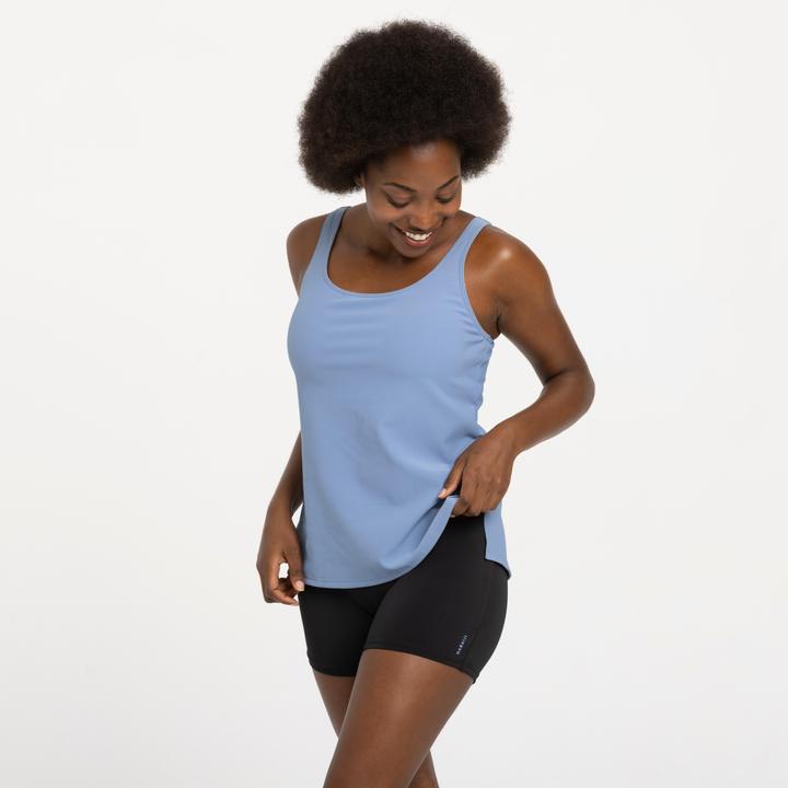 Image du produit Nabaiji Maillot de bain tankini shorty femme - Heva Tetia bleu (XXL)