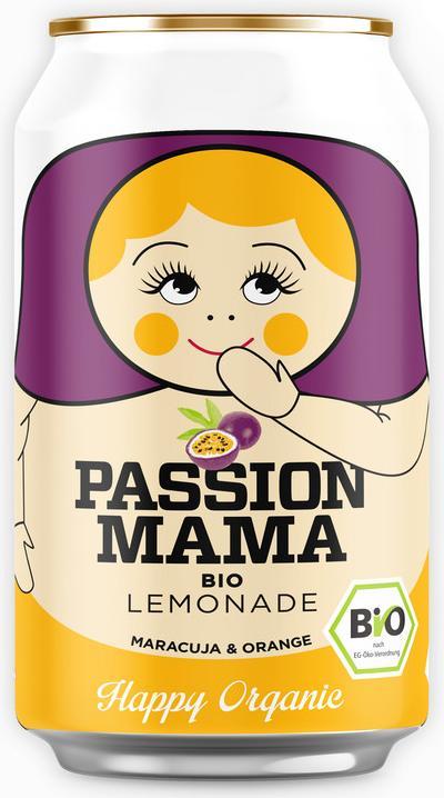 Actual product image Bio Mama Passion organic lemonade (12 x 33 cl)