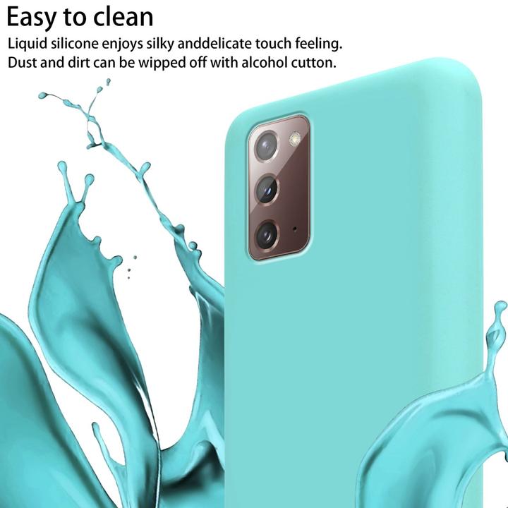 Actual product image Cadorabo TPU Cover Mobile Phone Chain Liquid (Samsung Galaxy Note 20)
