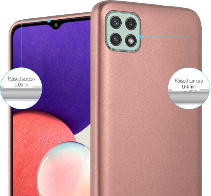 Actual product image Cadorabo TPU Matt Metallic Sleeve (Samsung Galaxy A22 5G)