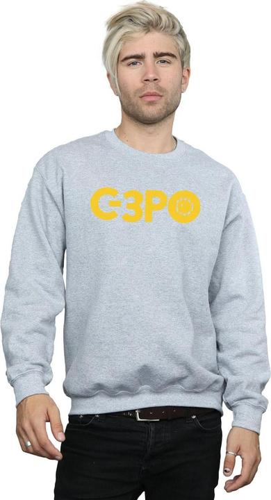 Produktbild Star Wars The Rise Of Skywalker C3PO Text Logo Sweatshirt (M)