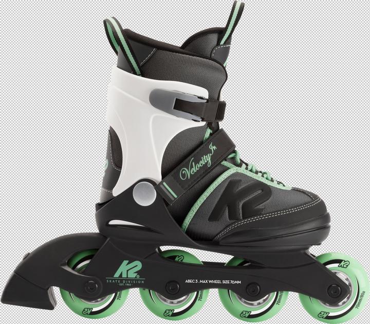 Produktbild K2 Velocity Junior Girl Inliner (Grösse: 29.0-34.0, black/grey/green) (29)