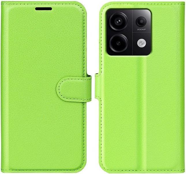Actual product image MU Classic Litchi Leather Bookcover Series (Xiaomi Redmi Note 13 Pro 5G)