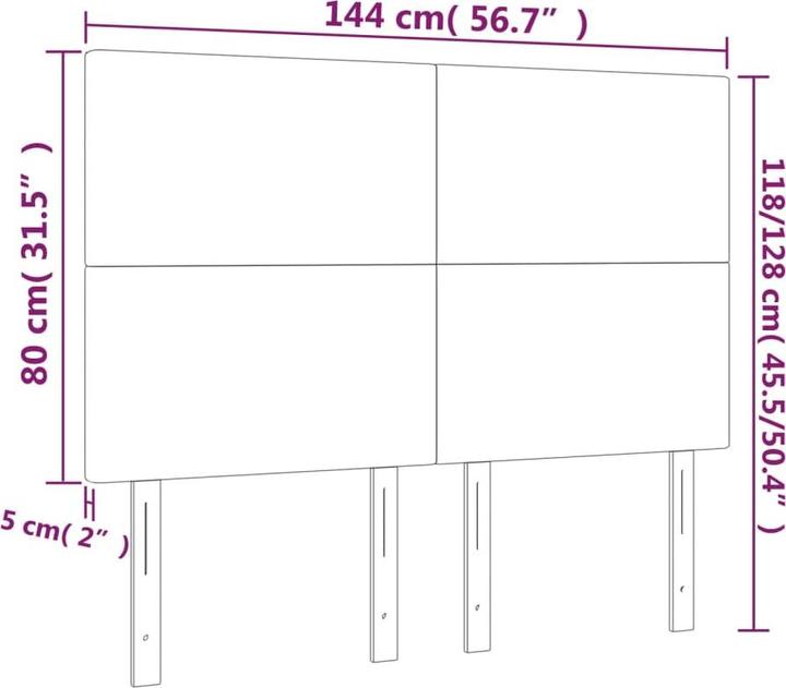 Image du produit VidaXL Ruben (144 x 5 x 128 cm)